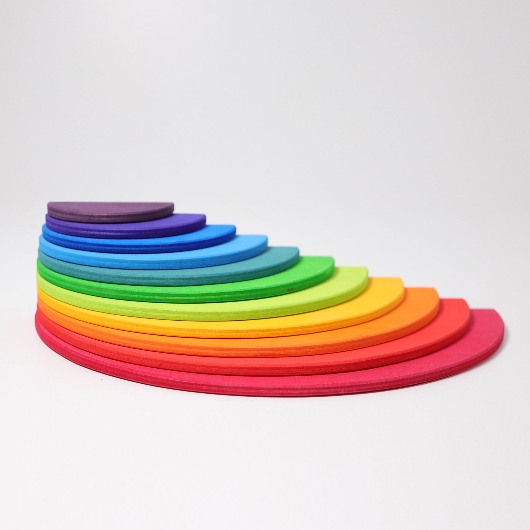Grimm's Large Semicircles in Rainbow Colours