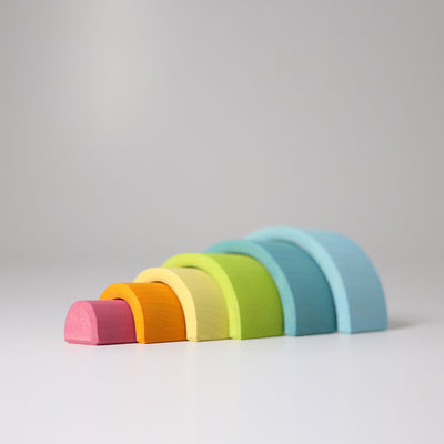 Grimm's Mini 6 Piece Pastel Rainbow