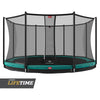 BERG Favorit 14ft InGround Trampoline + Comfort Net