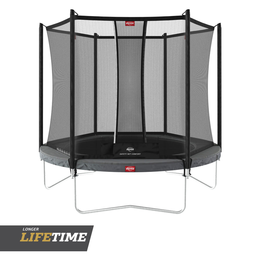 BERG FAVORIT 6.5FT TRAMPOLINE + SAFETY NET COMFORT