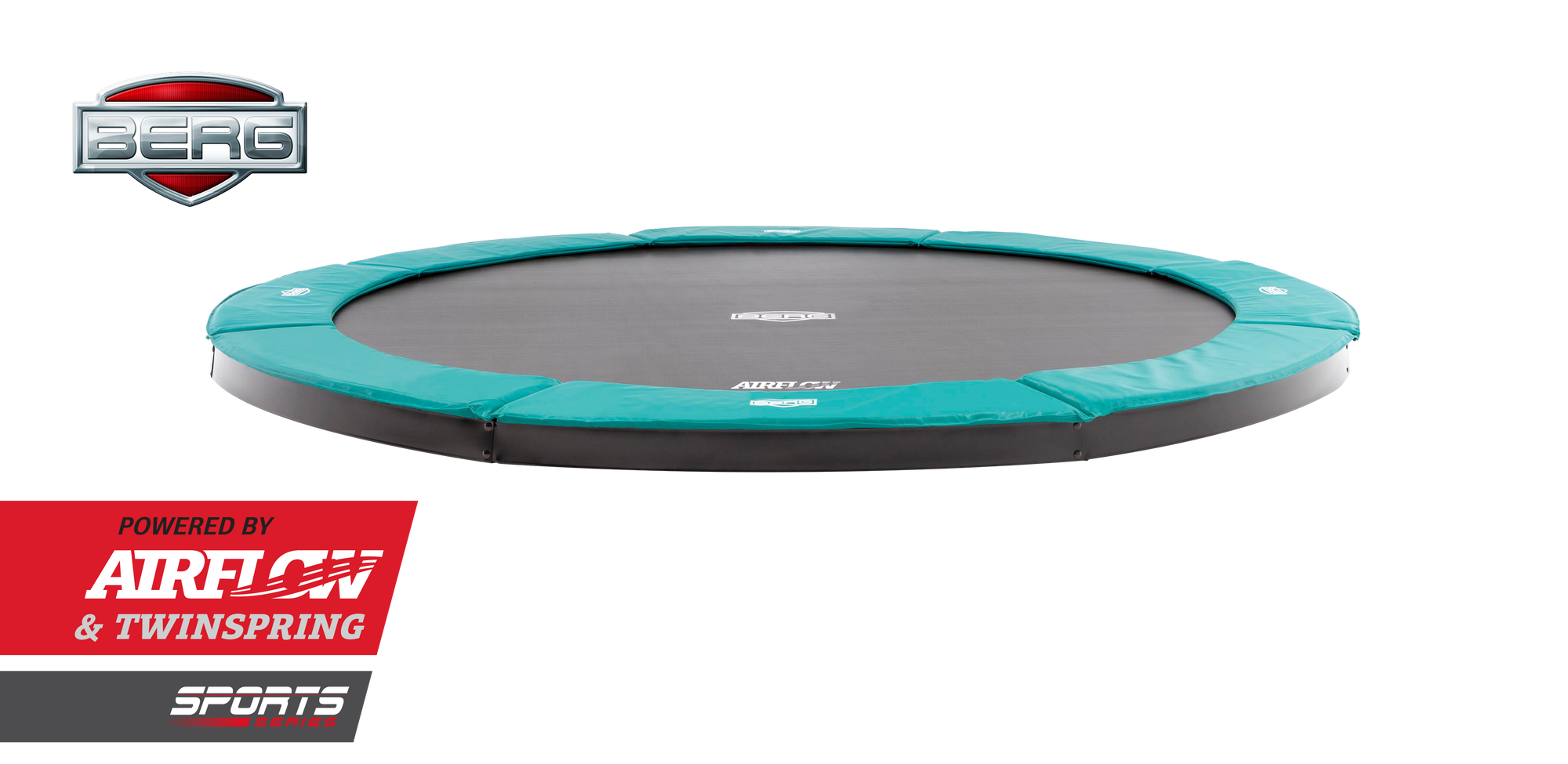 BERG FlatGround Champion Round Trampoline