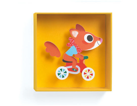 Djeco 3D Picture - Scouic The Squirrel