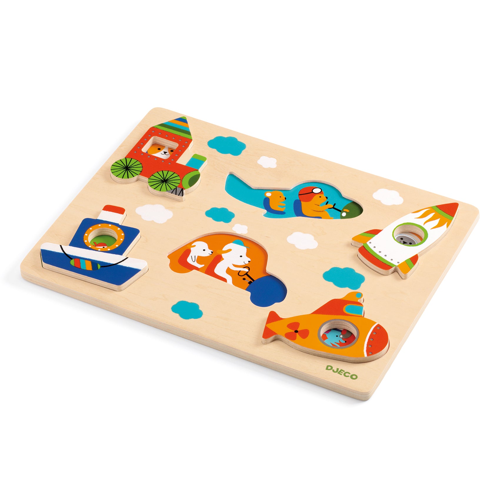 Djeco Wooden Puzzle Cuckoo-vroom