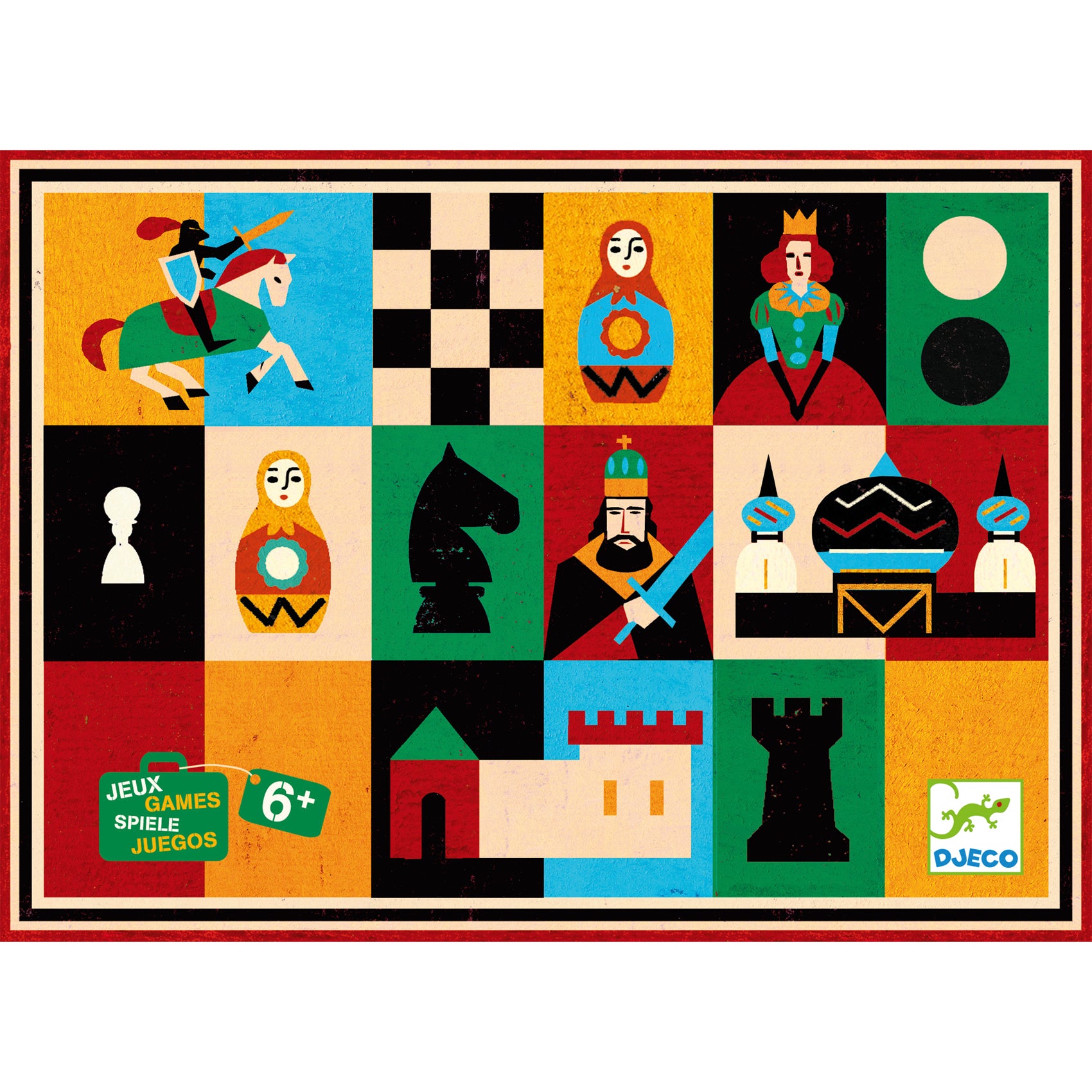 Djeco Chess & Draughts Set