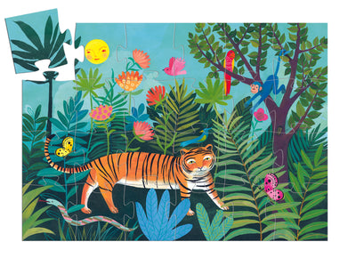 Djeco Silhouette Jigsaw Puzzle: The Tigers Walk