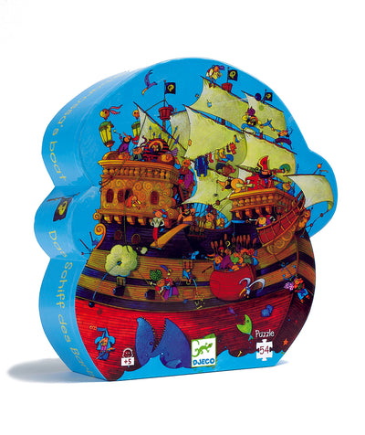 Djeco Silhouette Jigsaw Puzzle: Barbarossa's Boat