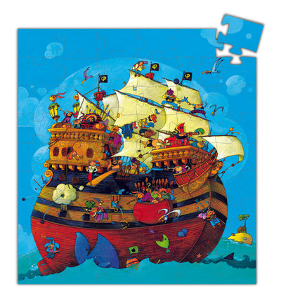 Djeco Silhouette Jigsaw Puzzle: Barbarossa's Boat