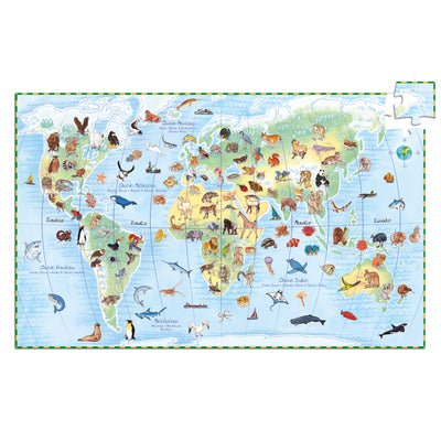 Djeco Puzzle Observation: Animals Of The World