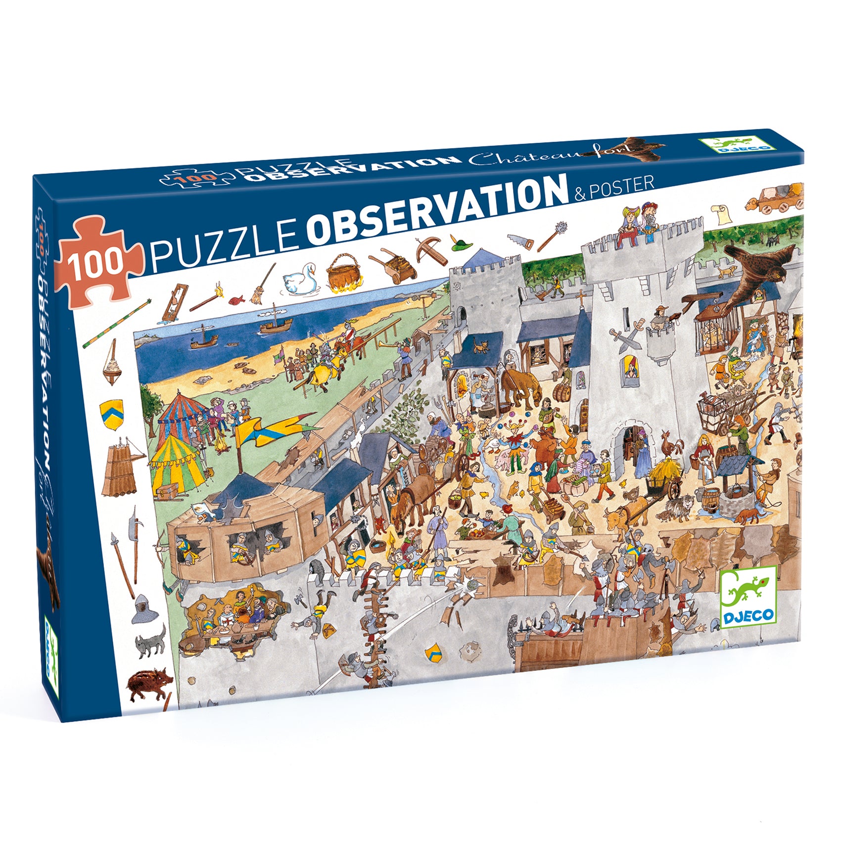 Djeco Puzzle Observation: Fortified Castle