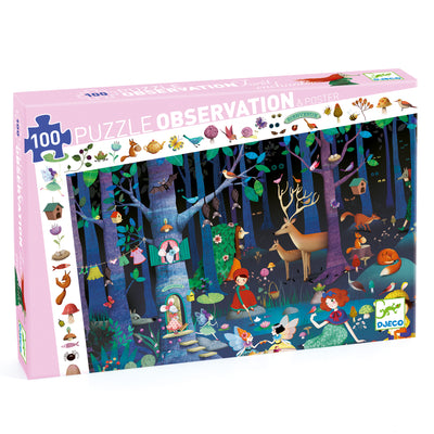 Djeco Puzzle Observation: Enchanted Forest