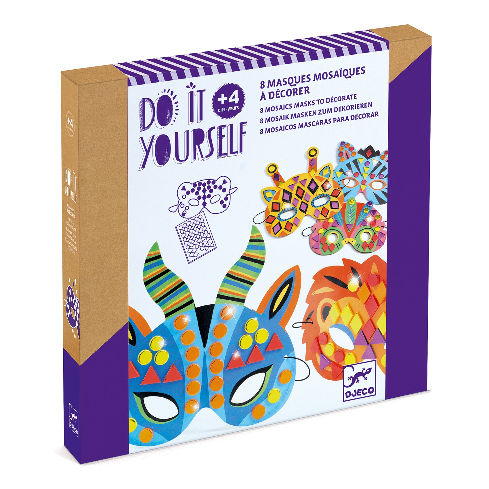 Djeco DIY Masks: Jungle Animals (4+yrs)