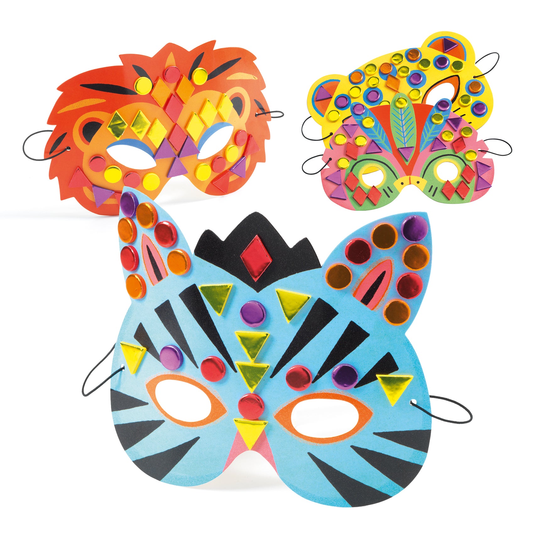 Djeco DIY Masks: Jungle Animals (4+yrs)