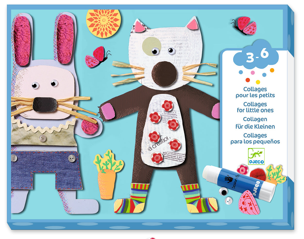 Djeco Collages For Little Ones (3-6yrs)