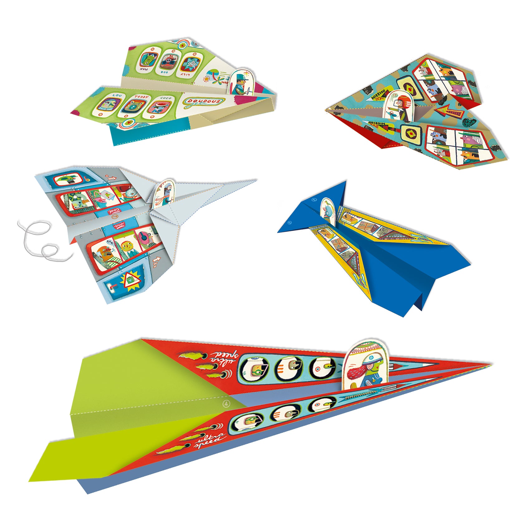 Djeco Origami: Aircraft (7-12 years)