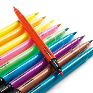 Djeco Felt Brushes: 10 Pop Colours
