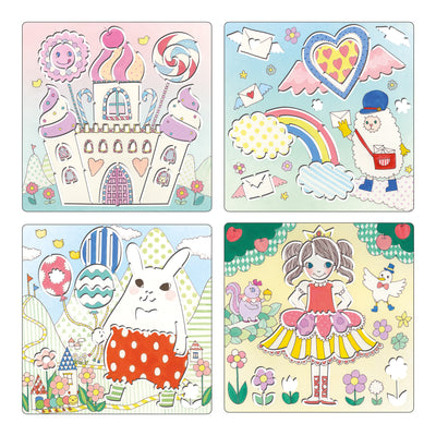 Djeco Stencils: Kawailand (4-7yrs)