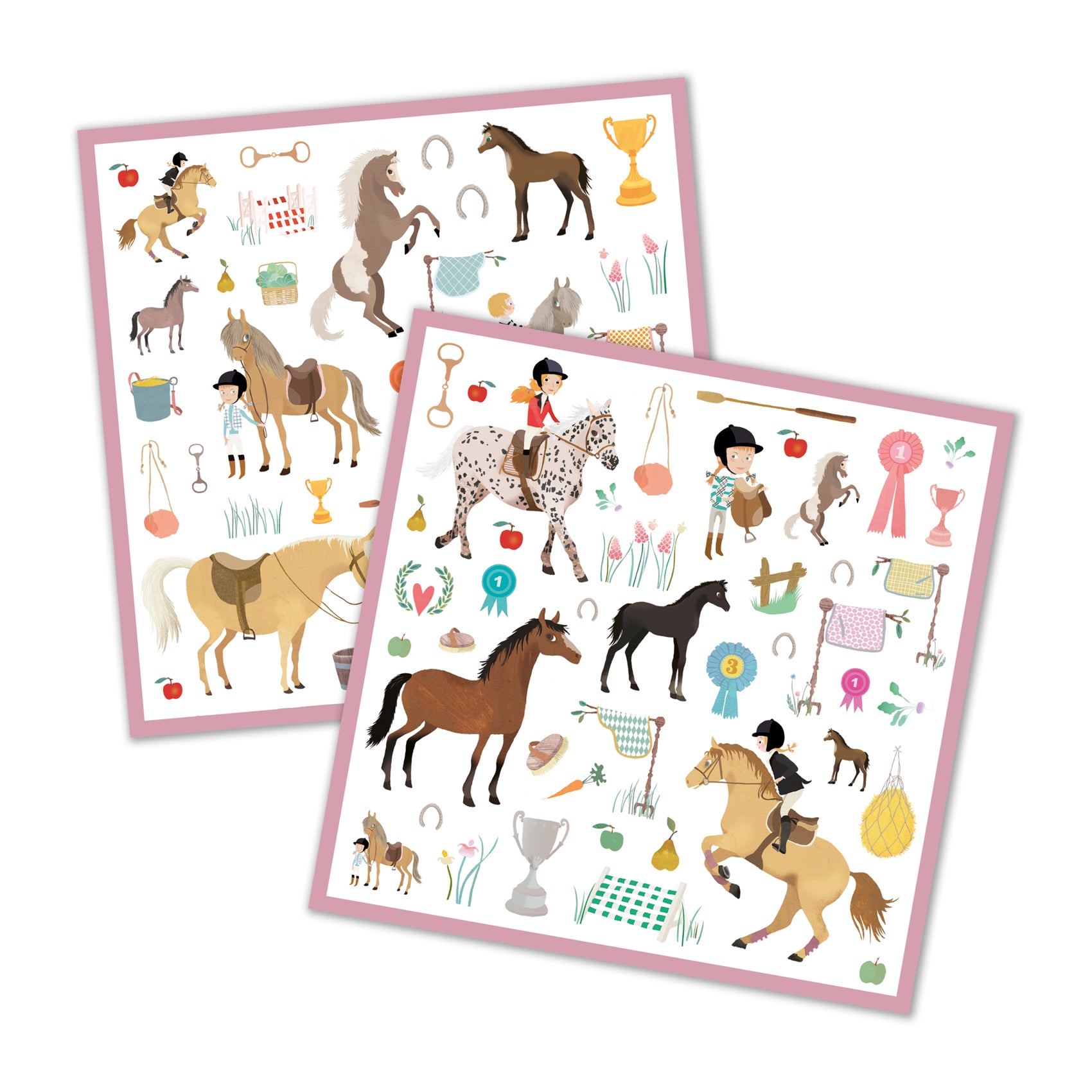 Djeco Stickers: Horses