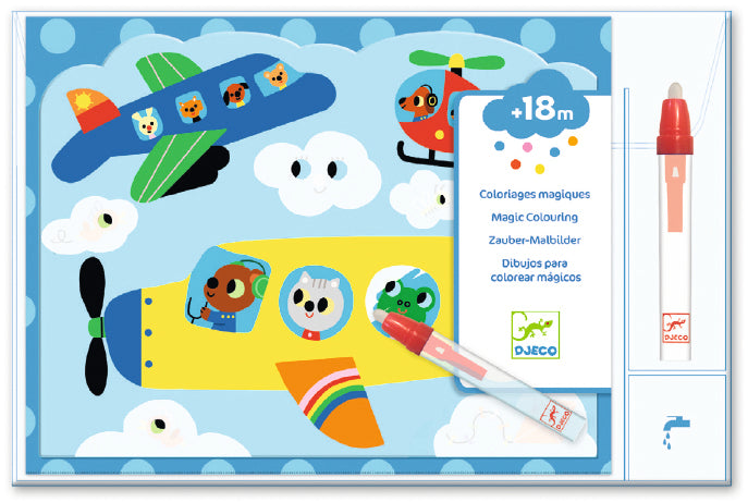 Djeco Water Magic Colouring: Hidden In The Sky