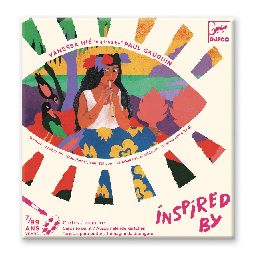 Djeco Cards To Paint: Inspired By Paul Gauguin (7-Adult)