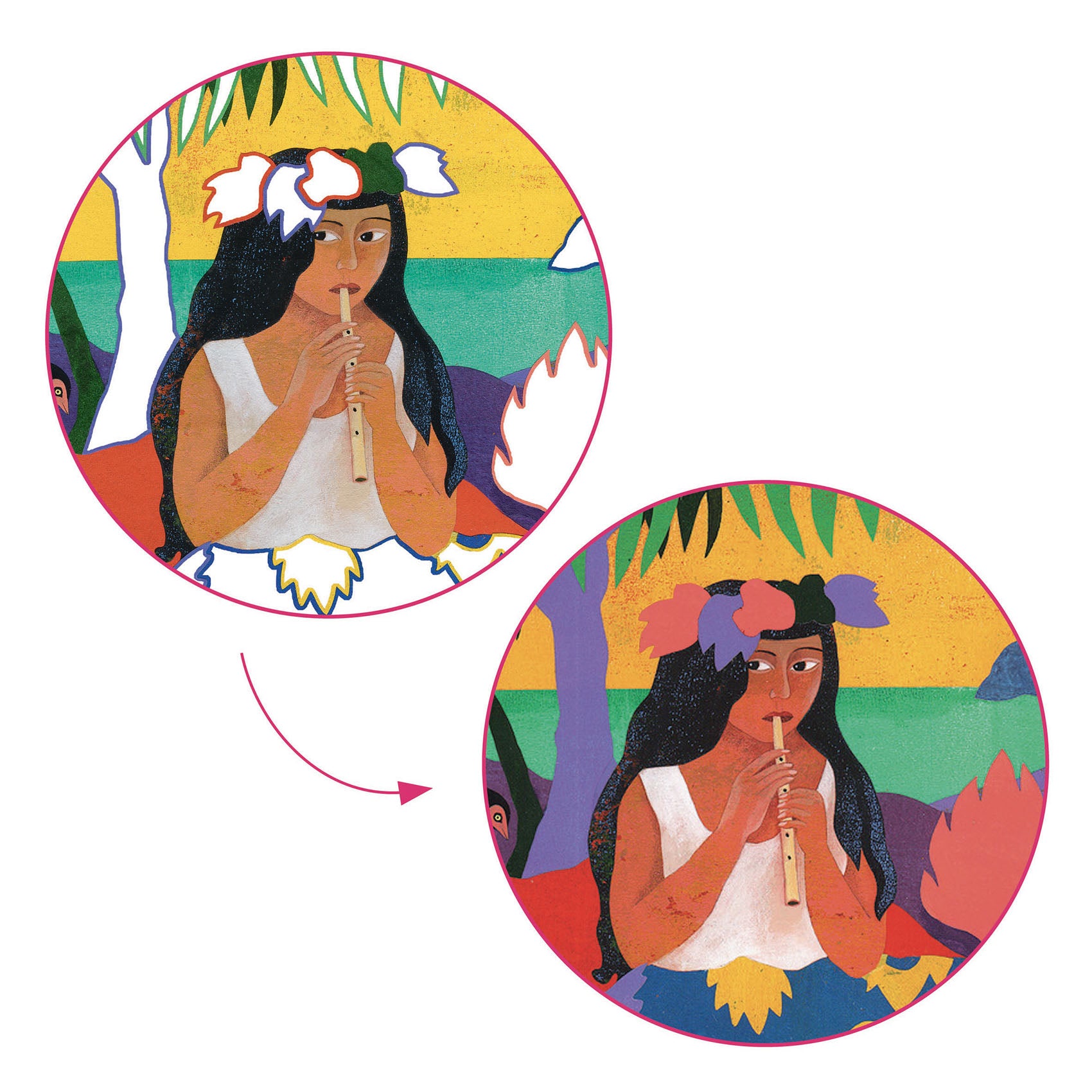 Djeco Cards To Paint: Inspired By Paul Gauguin (7-Adult)
