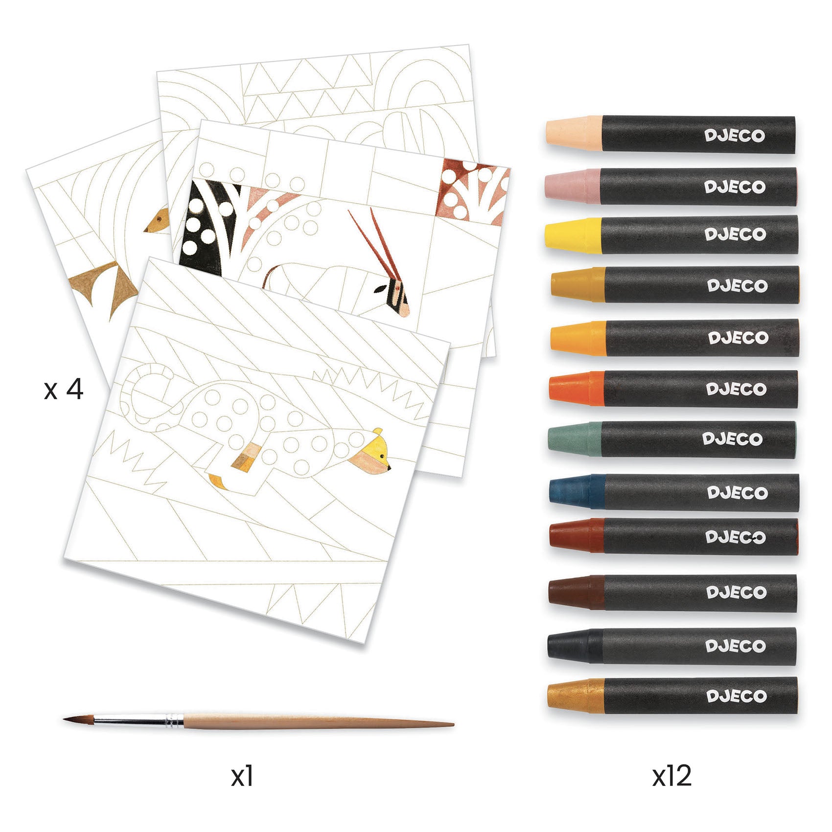 Djeco Watercolour Pastels: Inspired By Paul Klee (7-Adult)