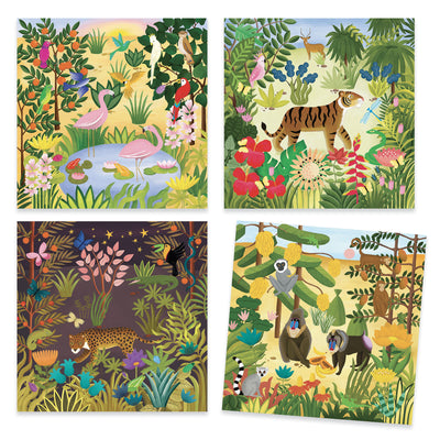 Djeco Transfers: Inspired By Douanier Rousseau (5-Adult)