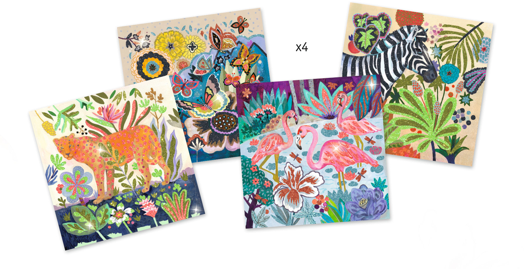 Djeco Glitter Pictures: Tropico (8-14yrs)