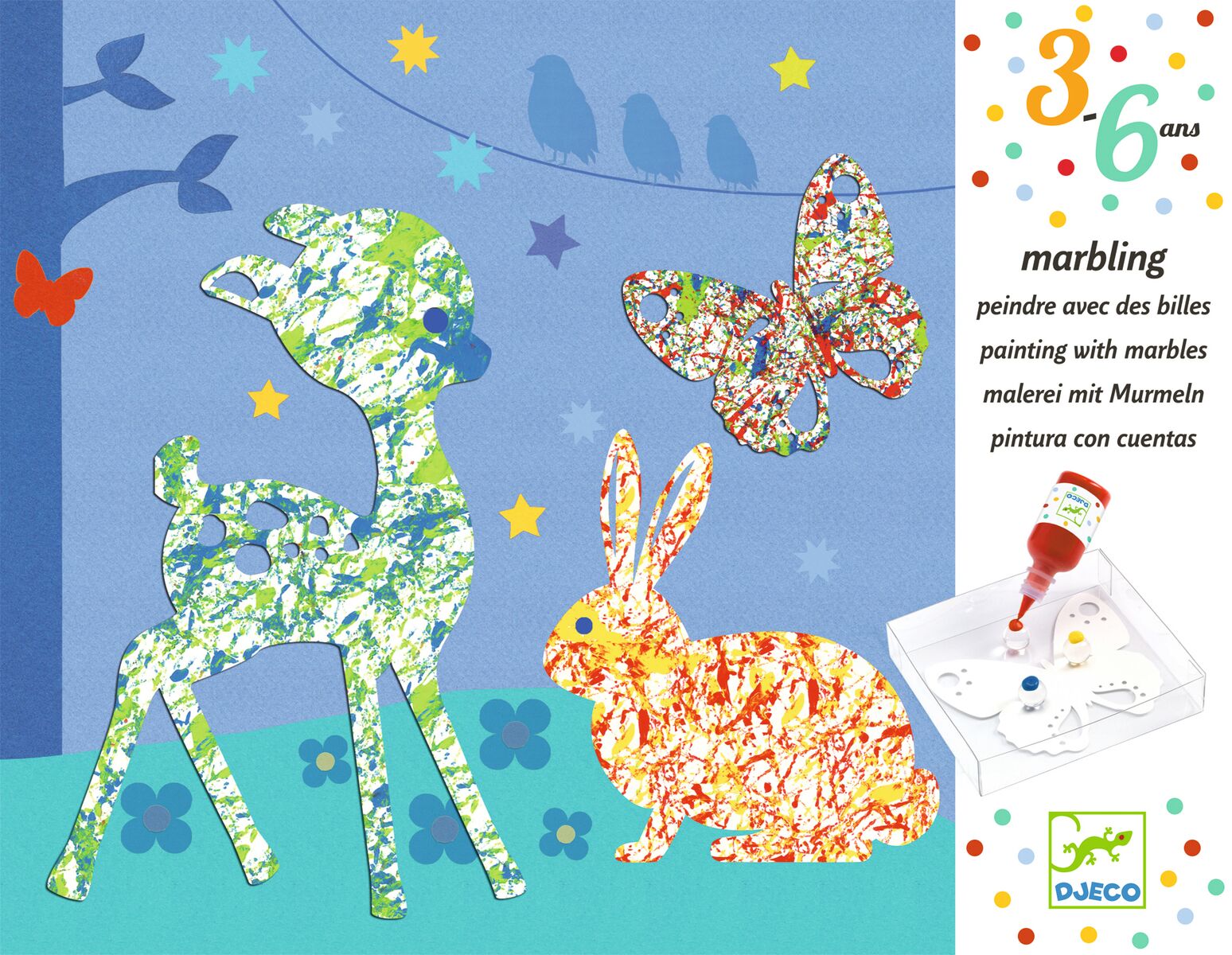 Djeco Marbling Craft Kit (3-6yrs)