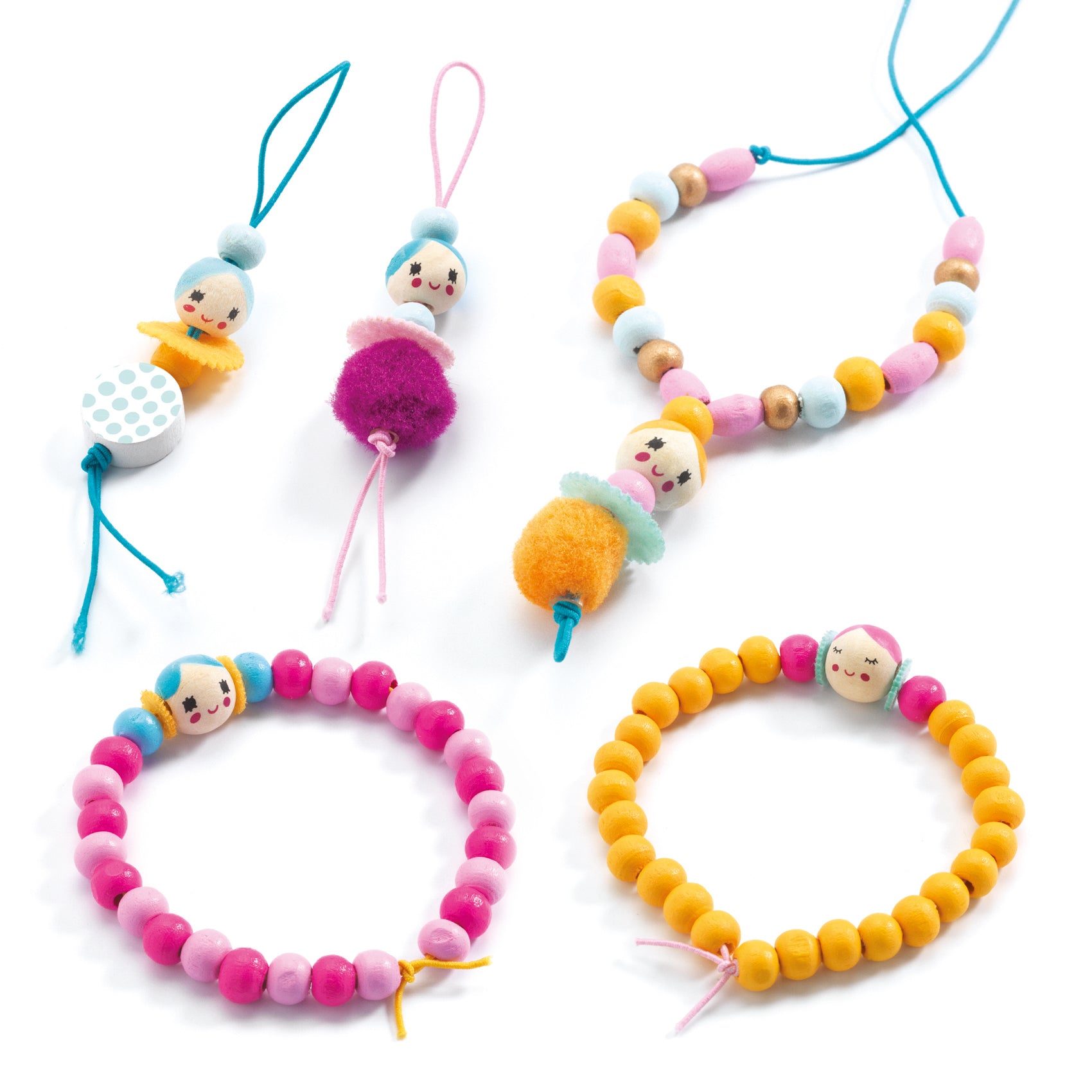 Djeco Jewellery Making: Beads & Figurines (8-14yrs)