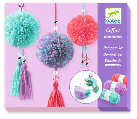 Djeco Beaded Wool Pom Poms (7-13yrs)