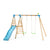 TP Toys Brecon Double Swing Set With Deck & Slide (COLLECTION OR DUBLIN DELIVERY ONLY. DELIVERY USUALLY WITHIN 4-6 WEEKS)