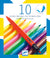 Djeco Felt Brushes: 10 Pop Colours