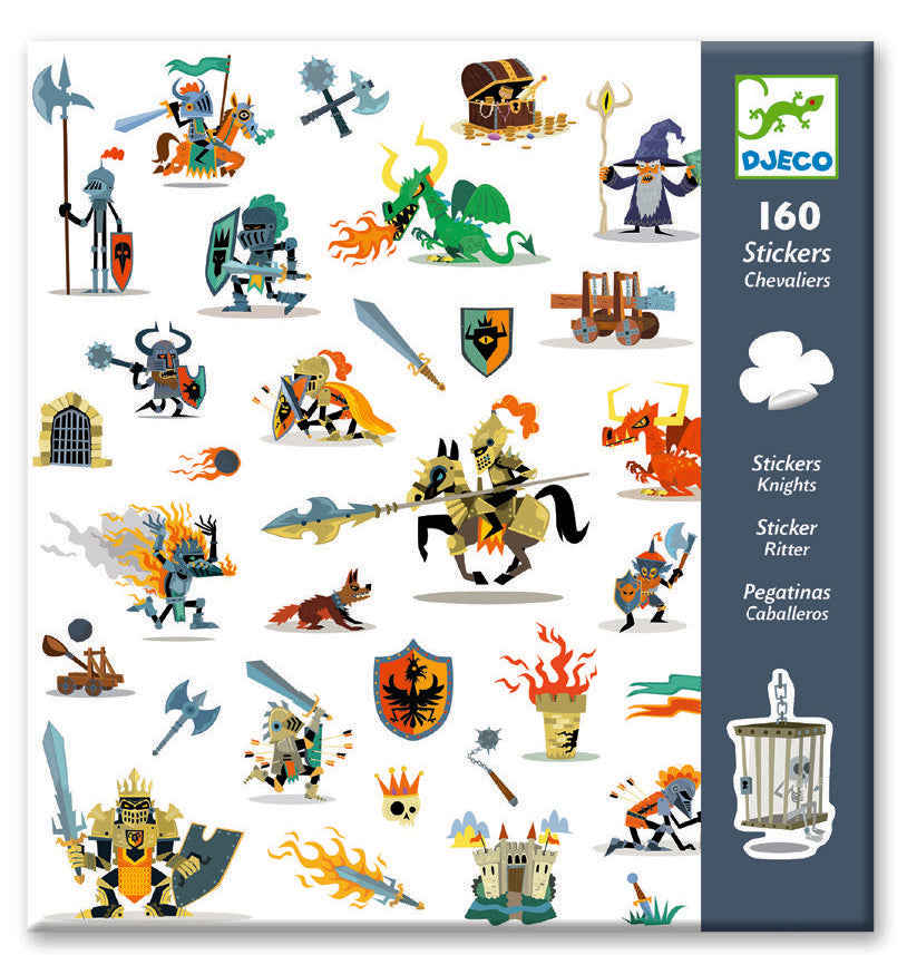 Djeco Stickers: Knights