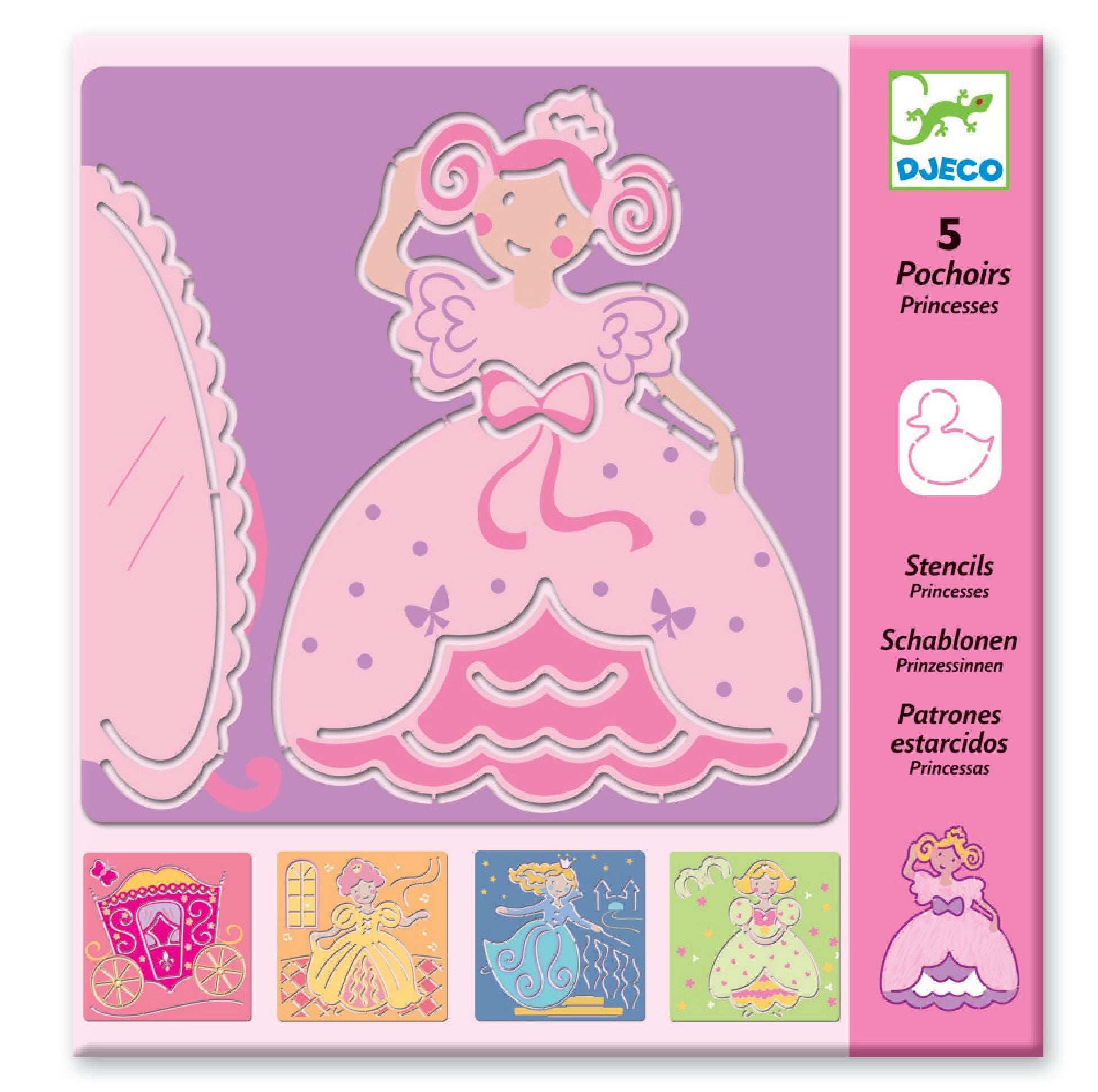Djeco Stencils: Princesses