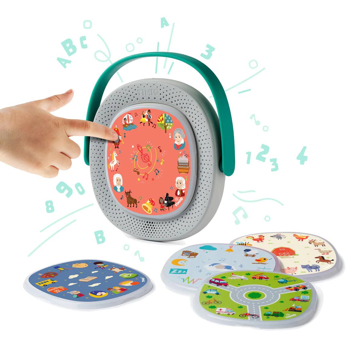 Timio Starter Kit (Player + 5 Discs) + Disc Set 1 & 2