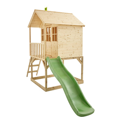 TP Toys Hill Top Tower Wooden Playhouse with Slide (DELIVERY USUALLY WITHIN 4-6 WEEKS)
