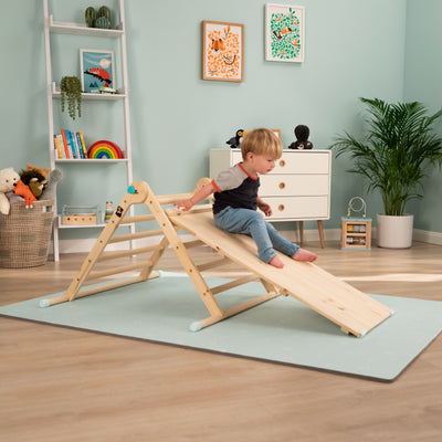TP Toys Active-Tots Pikler Style Wooden Climbing Bridge / Slide
