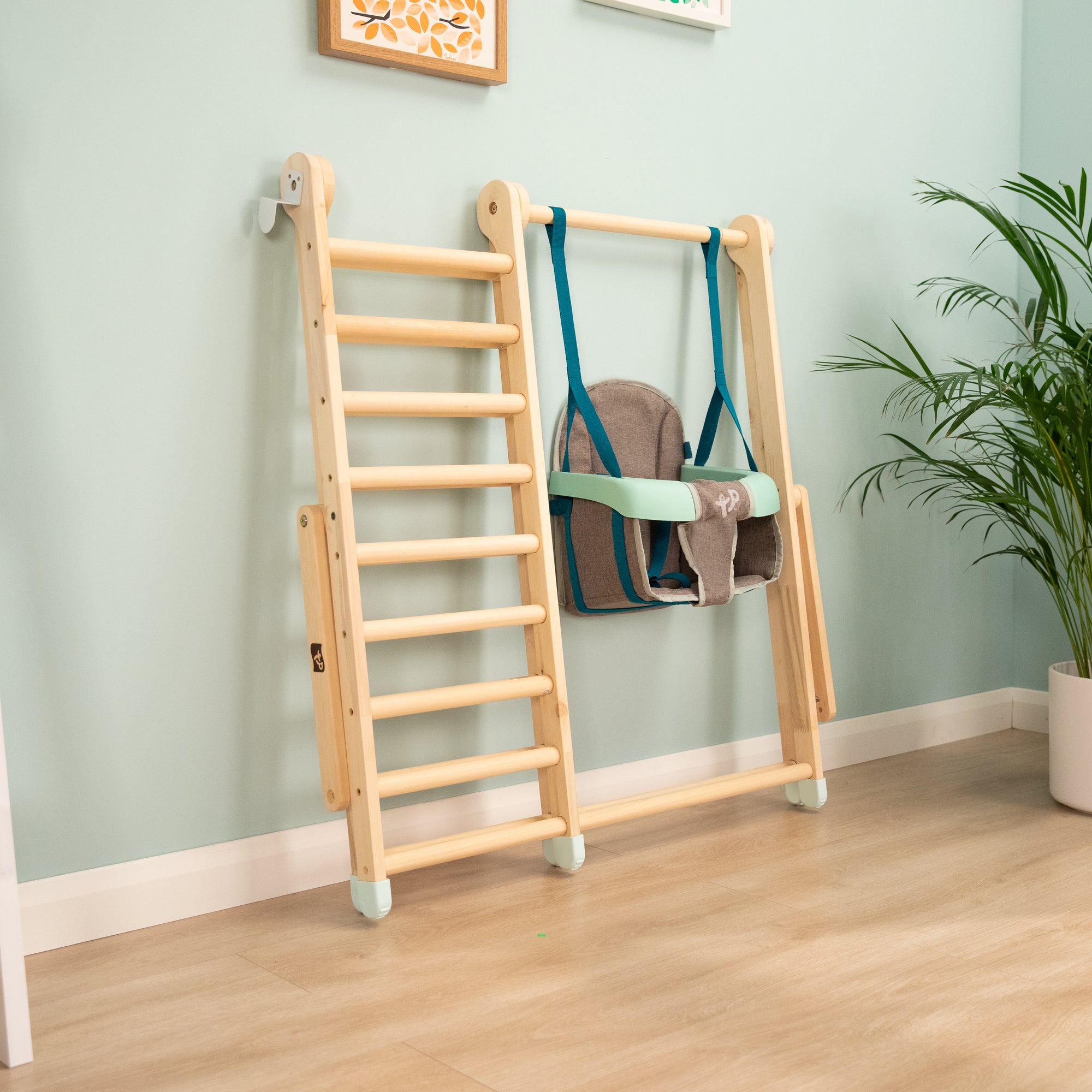 TP Toys Active-Tots Pikler Style Wooden Swing & Climb