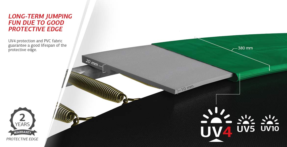 BERG FAVORIT 6.5FT TRAMPOLINE + SAFETY NET COMFORT