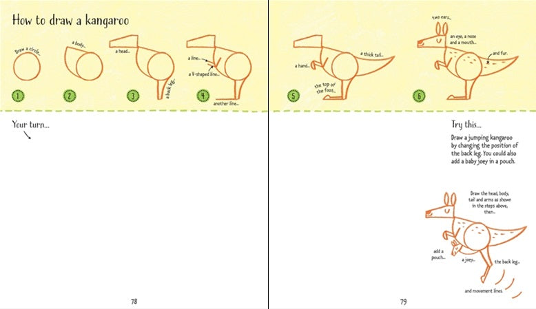 Usborne: Step-by-step drawing animals