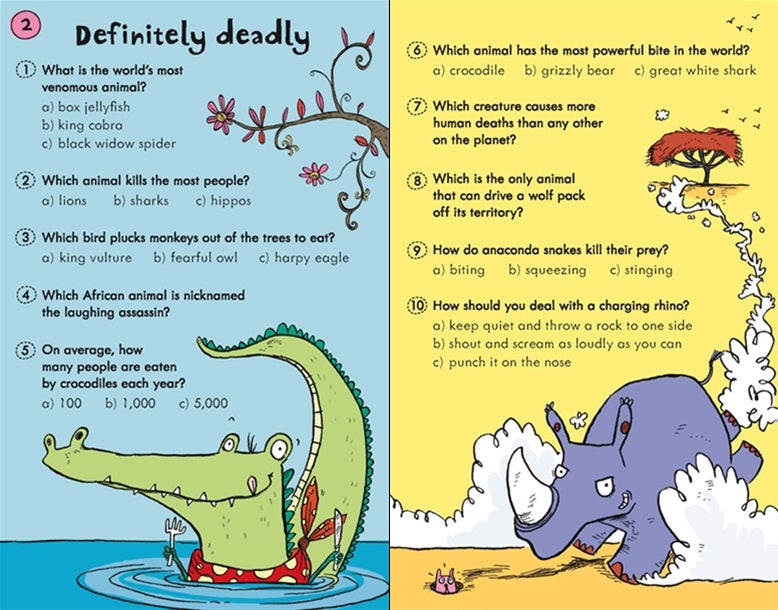 Usborne Animal Quiz Cards