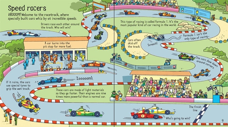 Usborne: Look inside cars