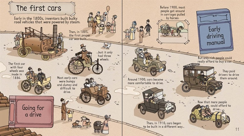 Usborne: Look inside cars