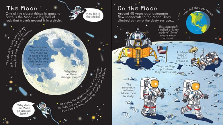 Usborne: Look inside space