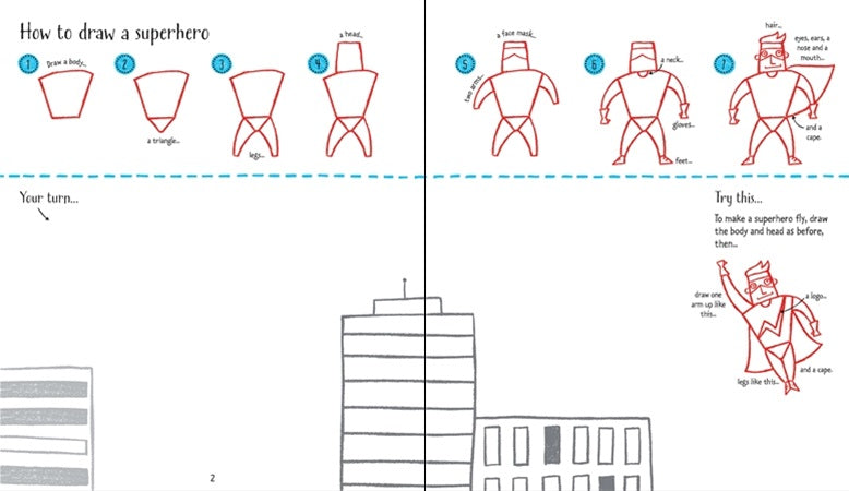 Usborne: Step-by-step drawing people