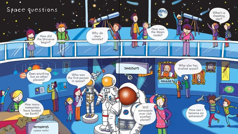 Usborne: Look inside space