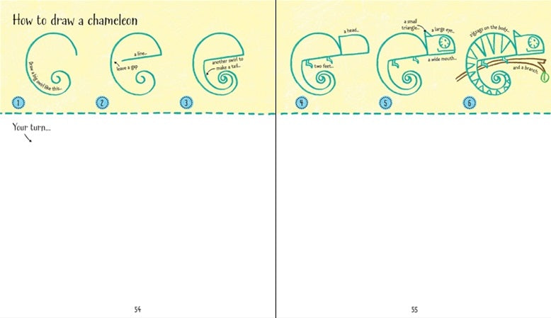 Usborne: Step-by-step drawing animals