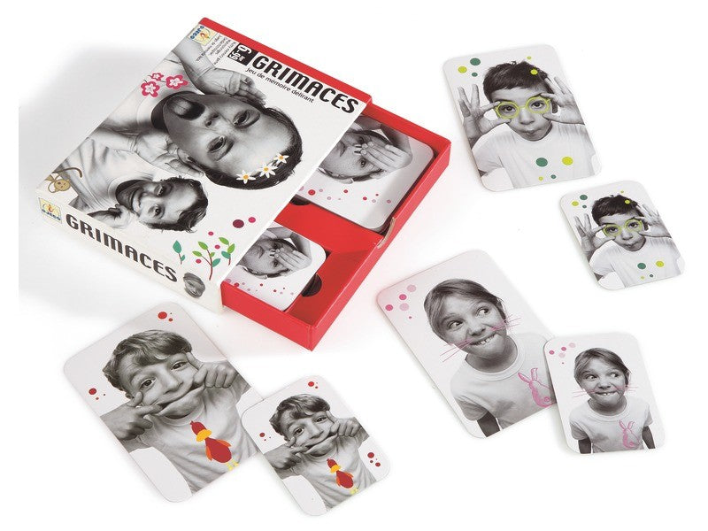 Djeco Grimaces Nutty Memory Game