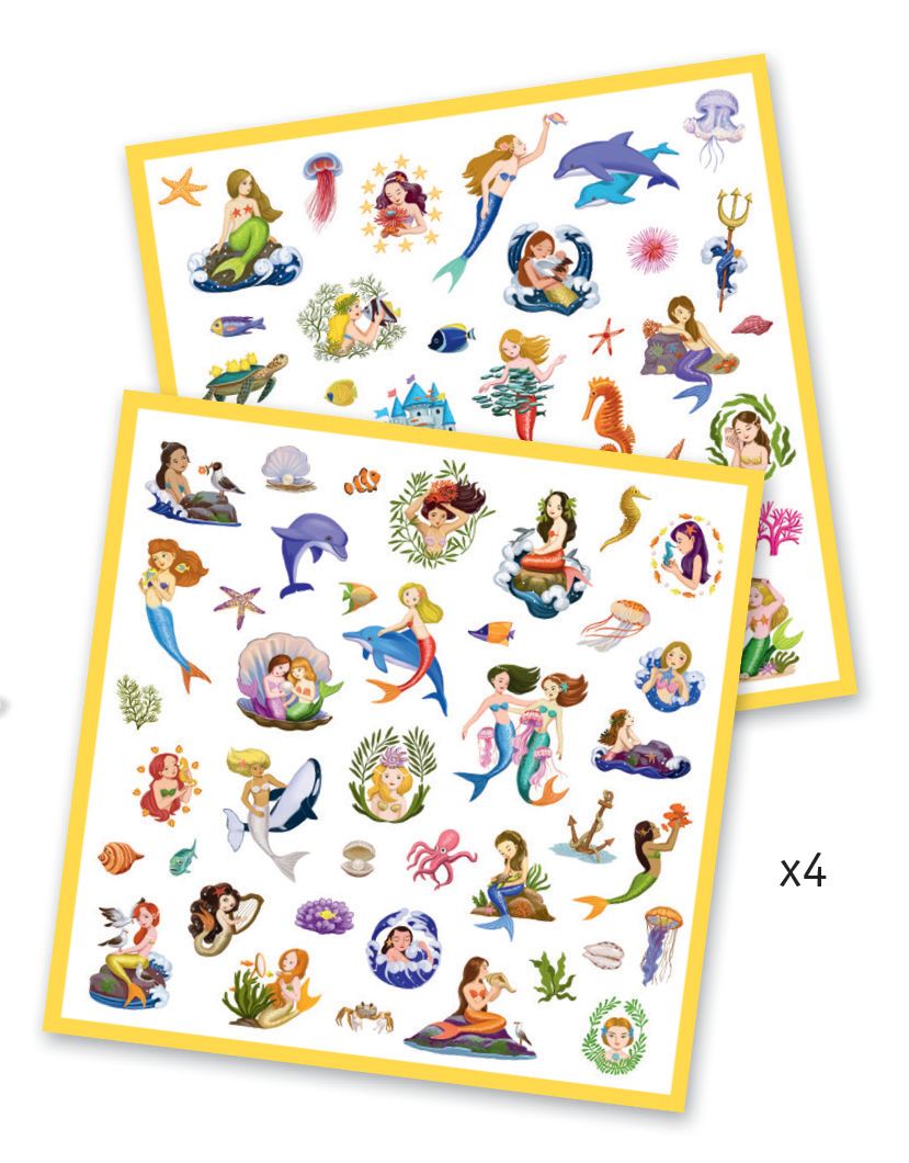 Djeco Mermaid Stickers
