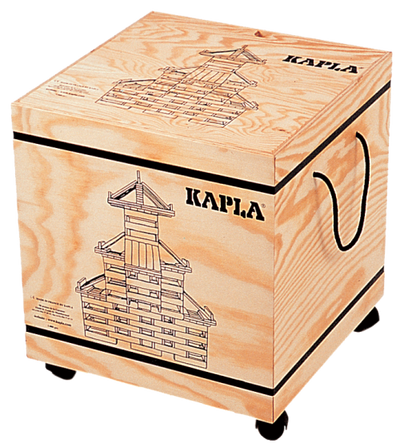 Box with 100 Kapla planks - nature